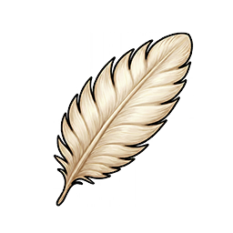 Rough Giant Bird Feather