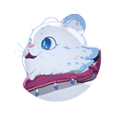 Cheerful Baby Snow Leopard