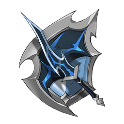 Black Flame Wings Sword and Shield