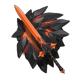 Crimson Flame Sword and Shield