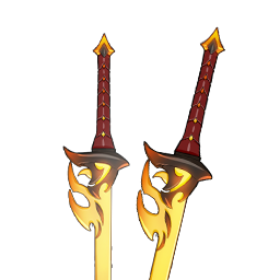 Crimson Flame Dual Swords