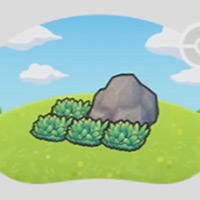 Boulder-Shaded Tall Grass