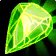 Jagged Seaspray Emerald